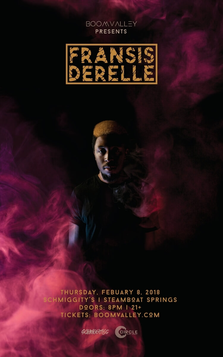 Fransis Derelle Concert Poster